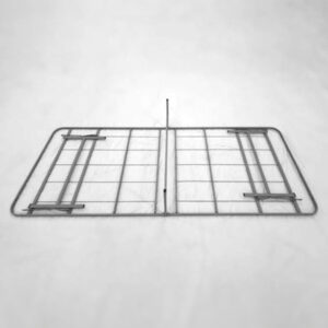 Value-Priced Shelter Foldable Steel Bed Frame