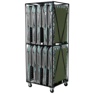 Cart With 10 Adjustable Cots Regular Size