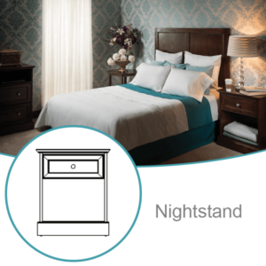 Boardwalk Nightstand Hotel Furniture Collection