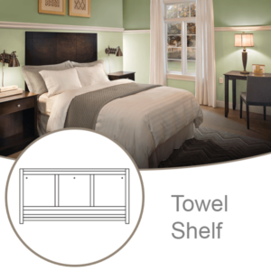 Dewar Towel Shelf Hotel Furniture Collection