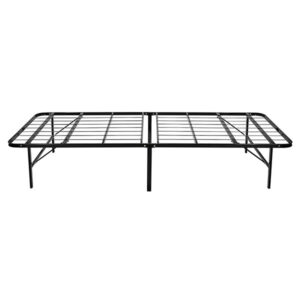 Value-Priced Shelter Foldable Steel Frame Bed With Mattress