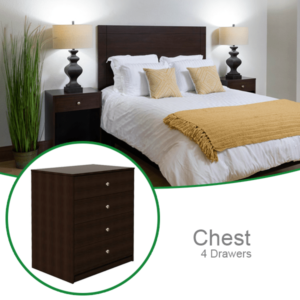 Franklin 4 Drawers Chest Hotel Furniture Collection