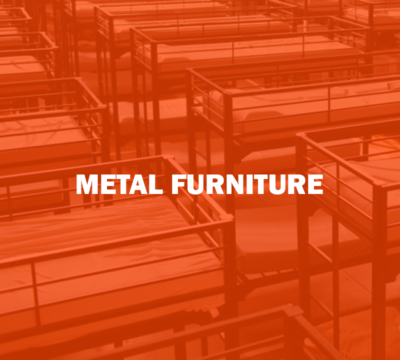 Metal Furniture for Emergency Shelters, Universities and other Institutions