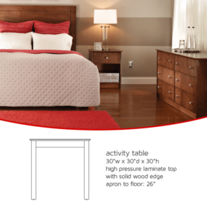 Riverside Activity Table Hotel Furniture Collection