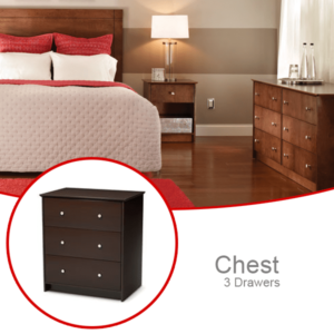 Riverside 3 Drawer Chest Hotel Furniture Collection