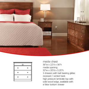 Riverside Media Chest Hotel Furniture Collection