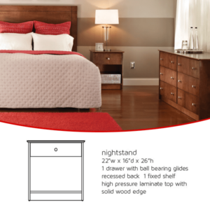 Riverside Nightstand Hotel Furniture Collection