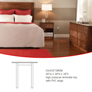 Riverside Round Table Hotel Furniture Collection