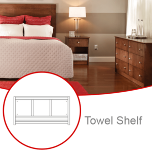 Riverside Towel Shelf Hotel Furniture Collection